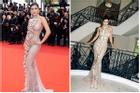 Diễn viên 34 tuổi gây tranh cãi vì chiếc váy 'mặc như không' ở Cannes
