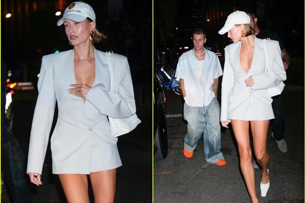 Justin Bieber cởi trần, lộ hình xăm kín người xuống phố-3