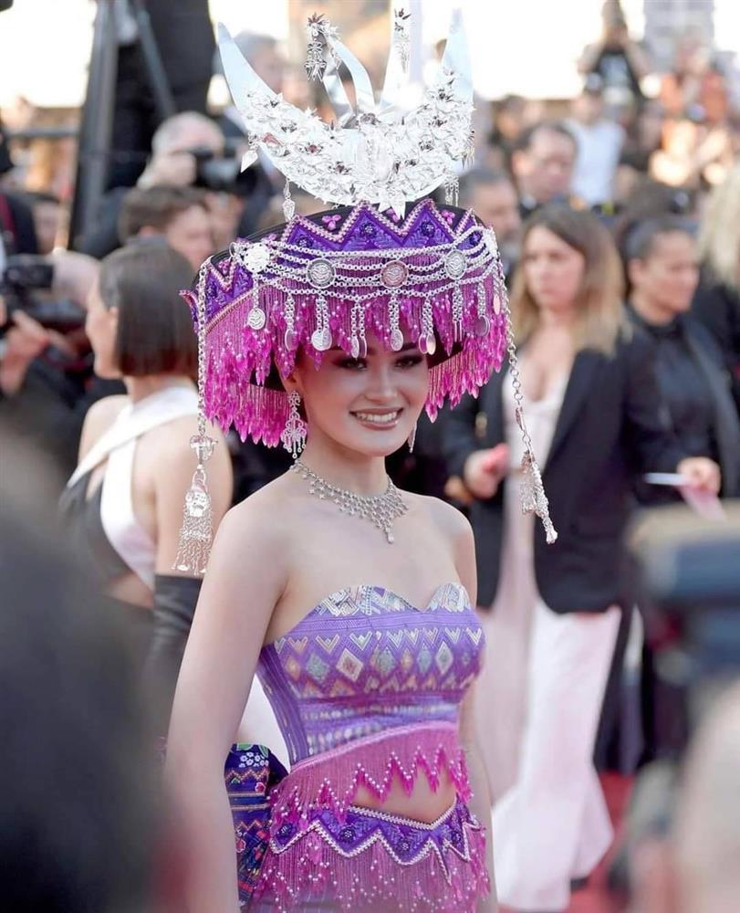 Hoa hậu Hoàn vũ Lào lạc lõng trên thảm đỏ Cannes-3