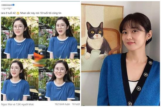 Cả Facebook 'bấn loạn' trước nhan sắc của Jang Nara, 42 tuổi trông như 24