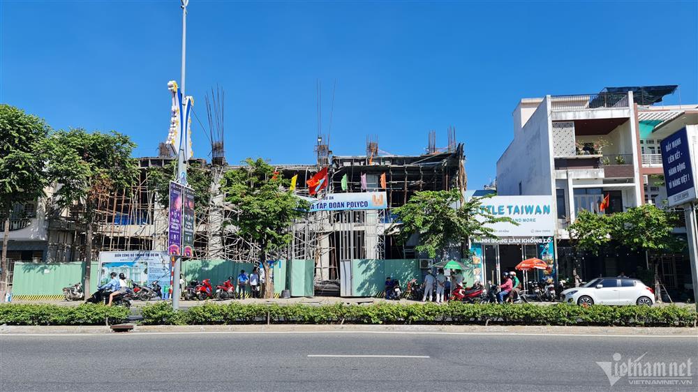 Sập giàn giáo công trình trung tâm Đà Nẵng, 5 người thương vong-1