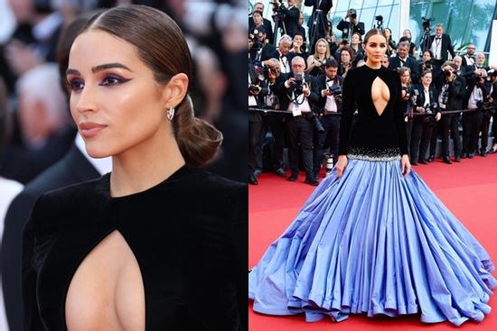 Hoa hậu Hoàn vũ Olivia Culpo mặc gây chú ý ở Cannes