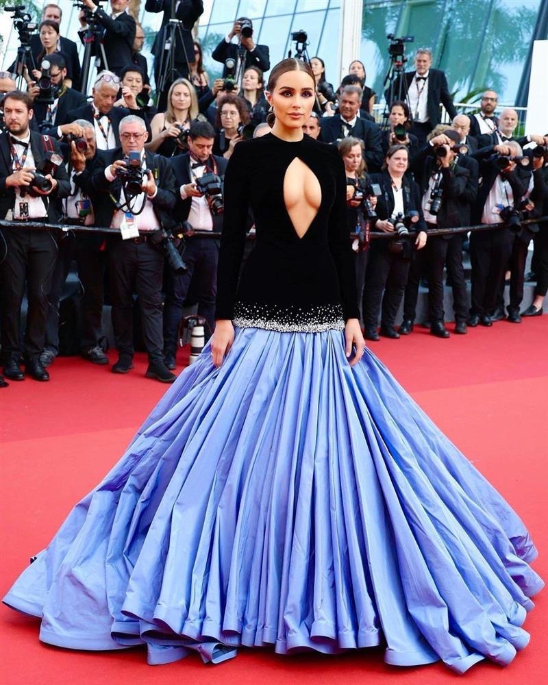 Hoa hậu Hoàn vũ Olivia Culpo mặc gây chú ý ở Cannes-2