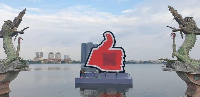 Đơn vị lắp biểu tượng check-in ở Công viên Thống Nhất bị phạt 25 triệu đồng-1