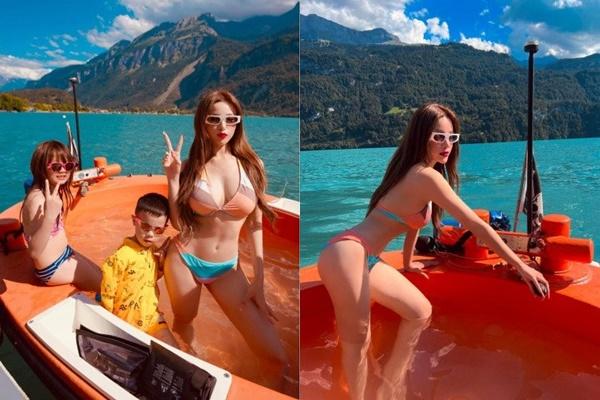 Huyền Baby mặc như công chúa ở lâu đài 80 tỷ, thoát vai hóa nữ hoàng nóng bỏng-13