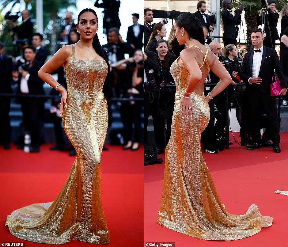 Bạn gái người mẫu của Ronaldo khoe đường cong nóng rực ở Cannes-2