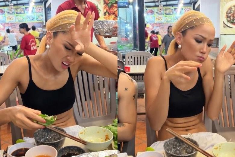 2 nàng hậu trên thảm đỏ quốc tế: HHen Niê, Thùy Tiên hội ngộ thần sấm-9