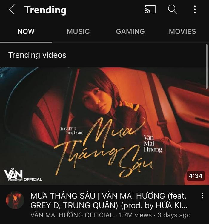 Văn Mai Hương có MV đạt top 1 trending nhưng lại... ngủ quên-1