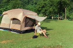 Thảo nguyên mới nổi cách Hà Nội 120km hút khách cắm trại