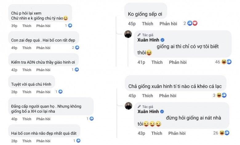 Khoe quý tử điển trai, Xuân Hinh liên tục bị nói con không giống bố, phải bất lực hỏi vợ-3