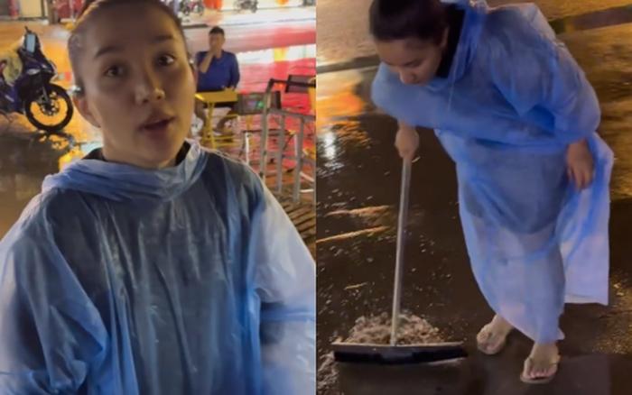 Lê Dương Bảo Lâm lên tiếng về hành động để vợ làm việc giữa mưa-1