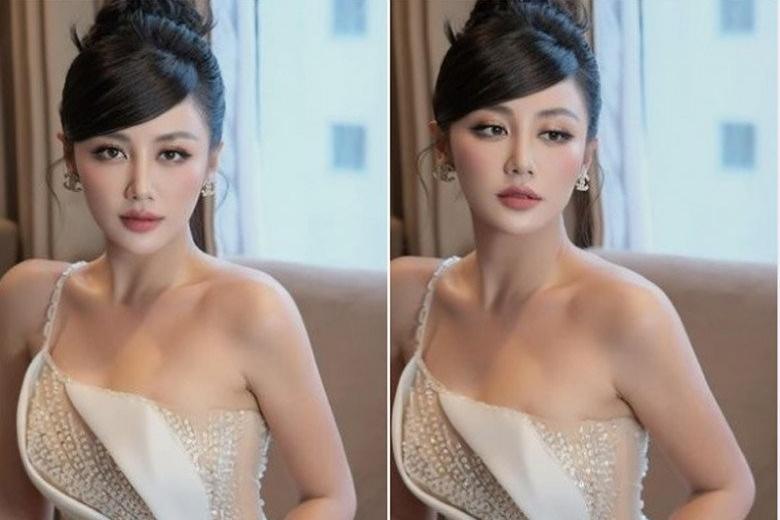 Văn Mai Hương lộ bụng nhô cao khi hát trên sân khấu-1