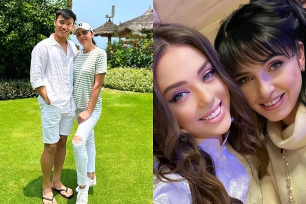 Vợ Tây của Bùi Tiến Dũng dáng chuẩn như thiên thần nội y, vẫn thất thủ khi diện áo dài trắng-9