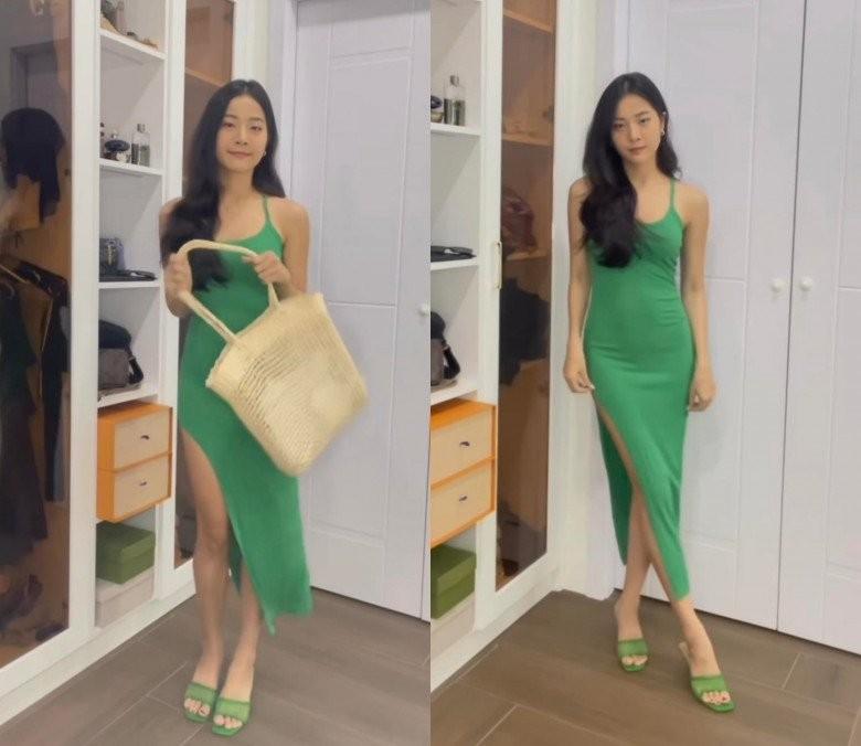 Karen Nguyễn gợi ý tái chế đầm bầu cực tôn dáng-11