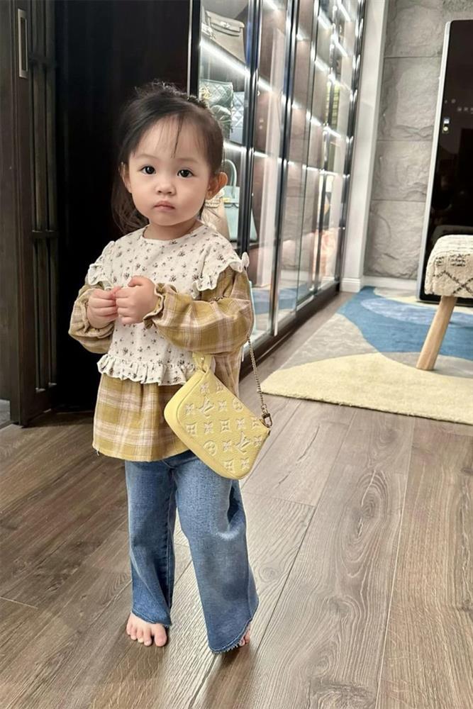 Con gái Cường Đô La - Đàm Thu Trang 2 tuổi đã dát toàn hàng hiệu-10
