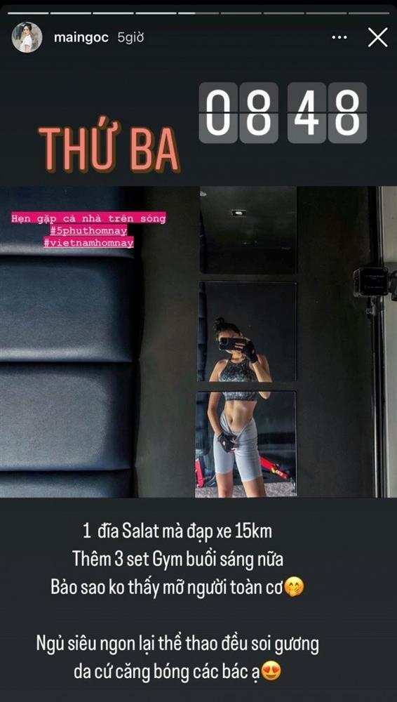 MC Mai Ngọc phải may lại quần 103cm mới vừa vòng 3-6