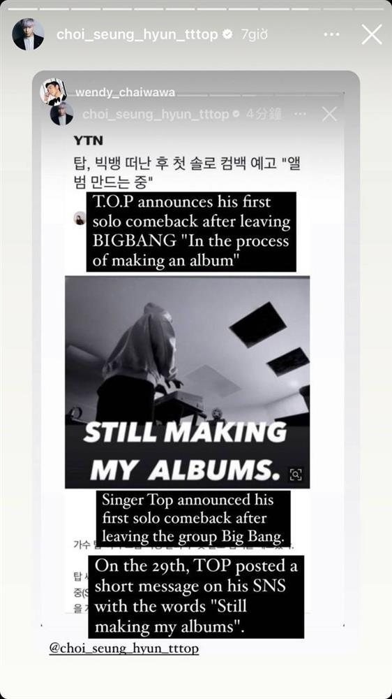 T.O.P chính thức xác nhận rời BIGBANG, còn gạch tên nhóm ra khỏi tên mình-1