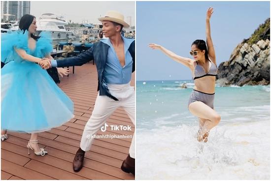 Khánh Thi U45 bầu lần 3 'vượt mặt' vẫn nhảy nhót trên cao gót