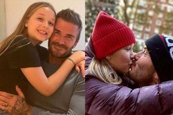 Bị chỉ trích vì hôn chạm môi con gái 11 tuổi, David Beckham đáp trả ai cũng câm nín