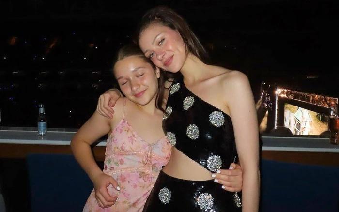 Con gái út nhà David Beckham nổi bật khi bước sang tuổi 12-1