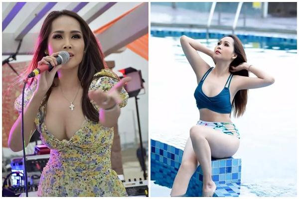 Gái nhảy Minh Thư khoe đường cong nuột nà với đồ bơi ở tuổi U50-9