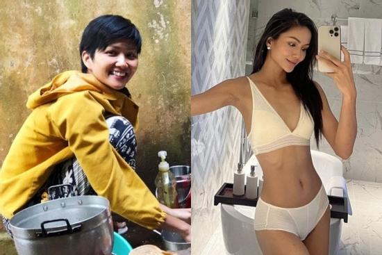 Từng làm người ở, H'Hen Niê hiện tại uống vang trong nhà tắm như cô chủ