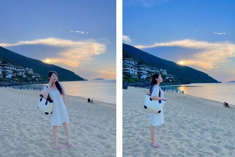 Con gái MC Diệp Chi 12 tuổi cao hơn mẹ nửa đầu, mặc đồ tắm khoe da trắng nõn-1