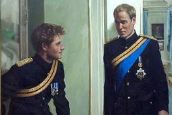Bức tranh vẽ anh em William và Harry bị loại bỏ