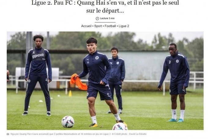 Báo Pháp nói điều cay đắng về thương vụ Quang Hải rời Pau FC-1