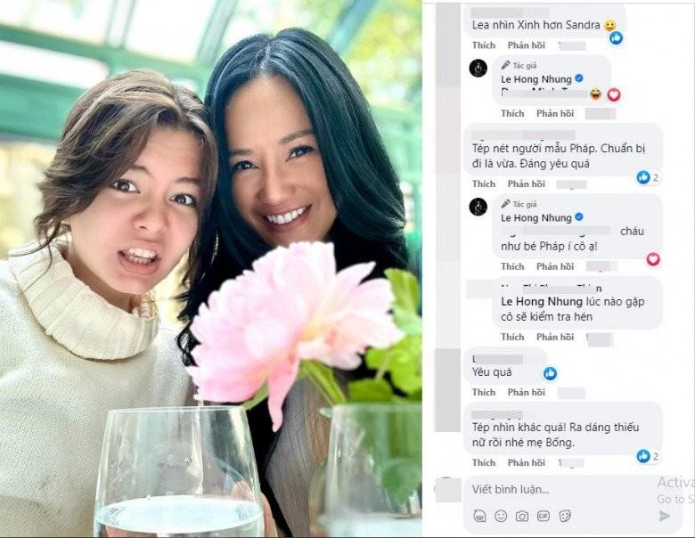 Con gái lai Pháp của Hồng Nhung mất nét bụ bẫm vẫn biến mẹ thành phông nền-1