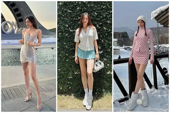 Lương Thùy Linh chỉ thích diện váy ngắn khoe chân 1,22 m