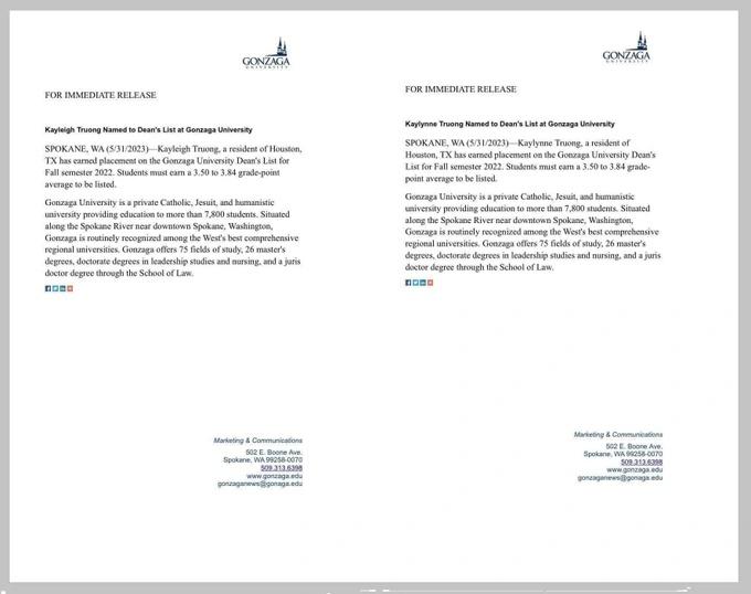 Cặp song sinh tuyển bóng rổ nữ Việt Nam đạt thành tích học tập cao ở Mỹ-1