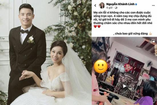 Bùi Tiến Dũng lên tiếng về bài viết 'mắng chồng', muốn làm mẹ đơn thân của vợ