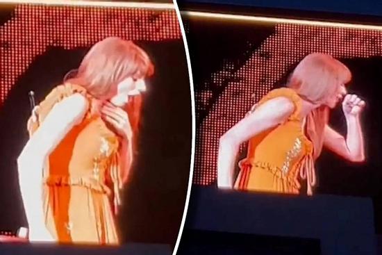 Pha xử lý hoàn hảo của Taylor Swift khi đang biểu diễn thì nuốt phải... bọ