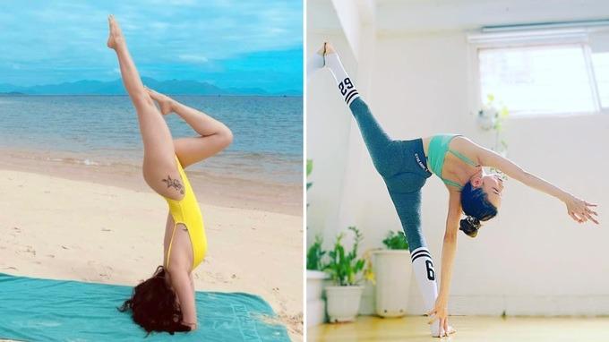 Mỹ nhân mét rưỡi Sĩ Thanh: Vóc dáng nóng bỏng, thay đổi cuộc đời nhờ yoga-5