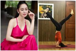 Quách Thu Phương U50 giữ vóc dáng gọn gàng nhờ chăm tập Yoga