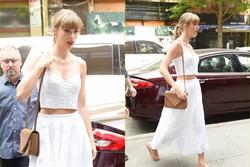 Taylor Swift gợi cảm đến phòng thu sau khi chia tay bạn trai