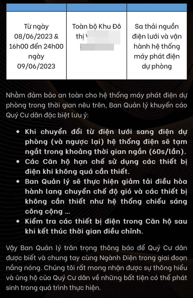 Khu chung cư nhà giàu ở Hà Nội chi 200 triệu đồng/giờ chạy máy phát điện-2