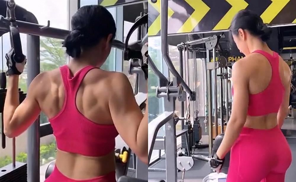 Angela Phương Trinh nhiều năm nâng tạ: Vòng 3 trái đào, cơ bắp cuồn cuộn-4