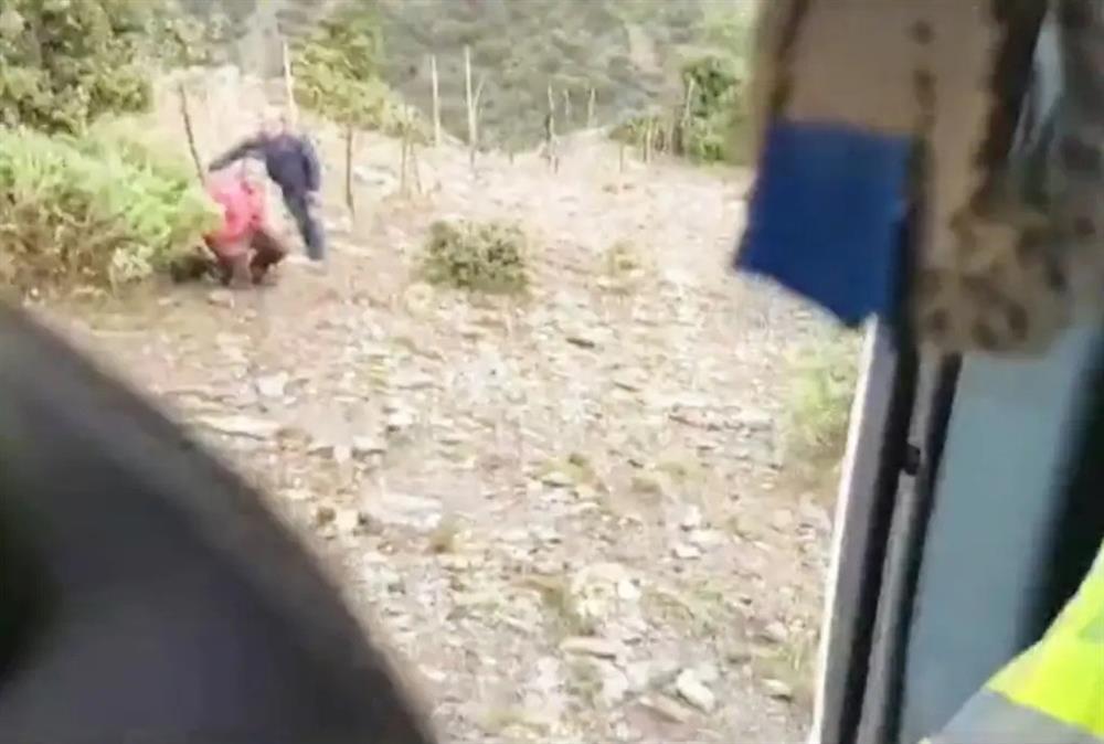 Dê rừng tấn công, đá du khách xuống vực bất tỉnh-2