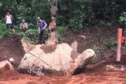 Xôn xao tảng đá hình con rùa được trả giá 1 tỷ đồng ở Nghệ An