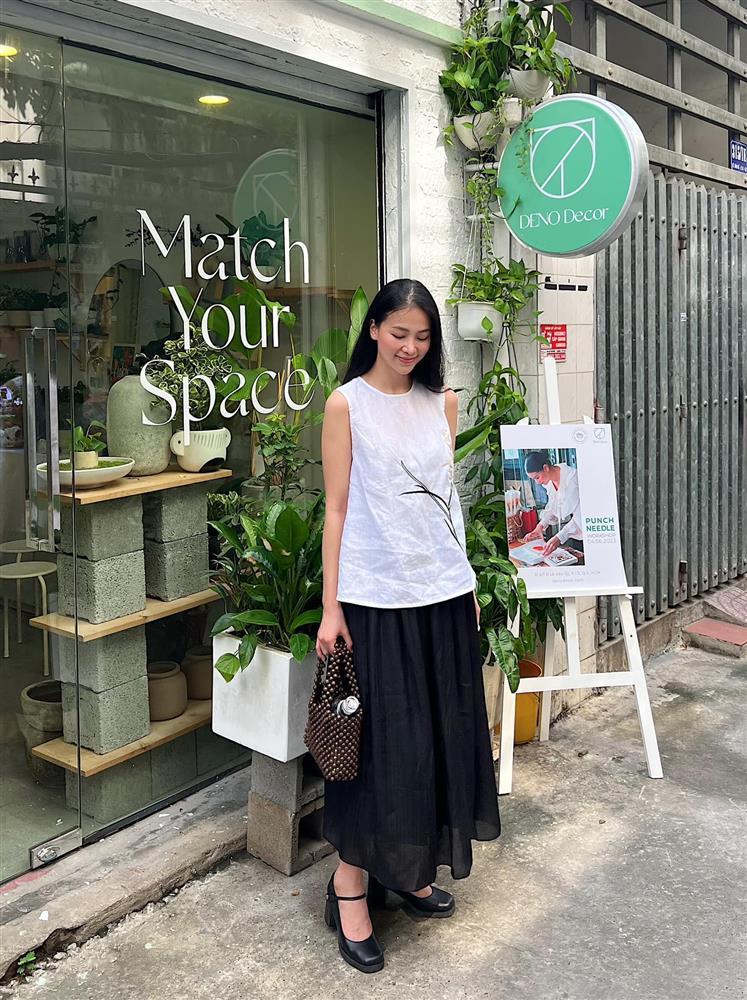 Hoa hậu Phương Khánh ở penthouse vẫn mặc lại đồ cũ từ thời sinh viên-13