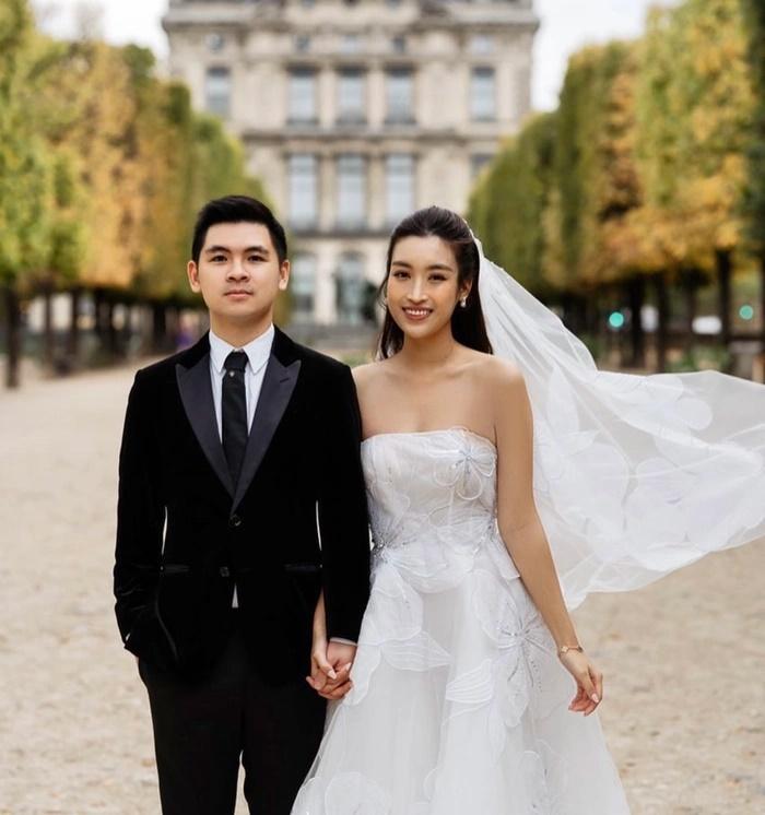 Ông xã Đỗ Mỹ Linh lần đầu khoe ảnh cưới chụp tại Pháp-1