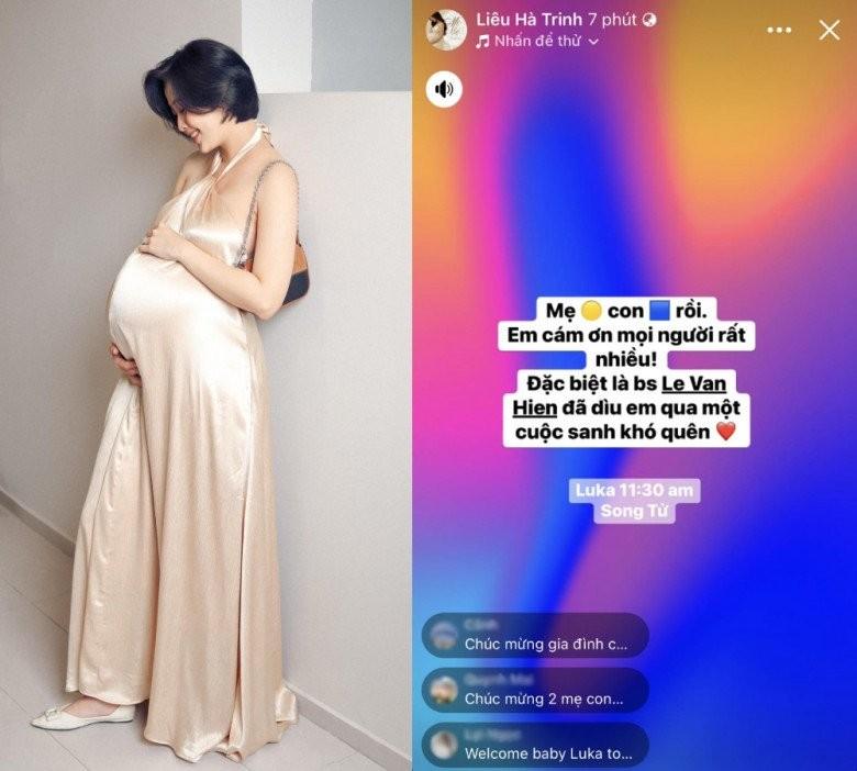 Liêu Hà Trinh nhập viện 13 tiếng mới sinh con đầu lòng, có điểm chung với Hồ Ngọc Hà-1