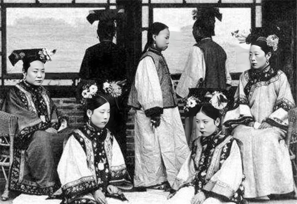 Loạt ảnh hiếm chụp mỹ nữ thời nhà Thanh dưới ống kính nhiếp ảnh gia Pháp-9