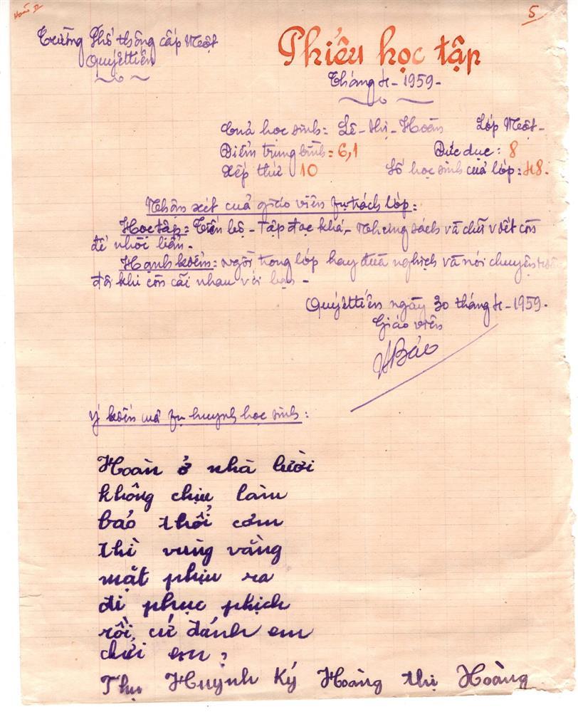 Dở cười dở mếu với những bản nhận xét chê tơi tả thời ông bà ta-8