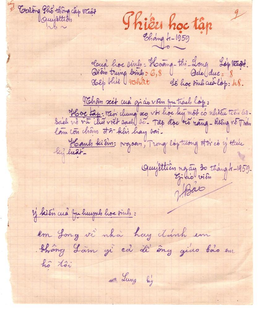 Dở cười dở mếu với những bản nhận xét chê tơi tả thời ông bà ta-5