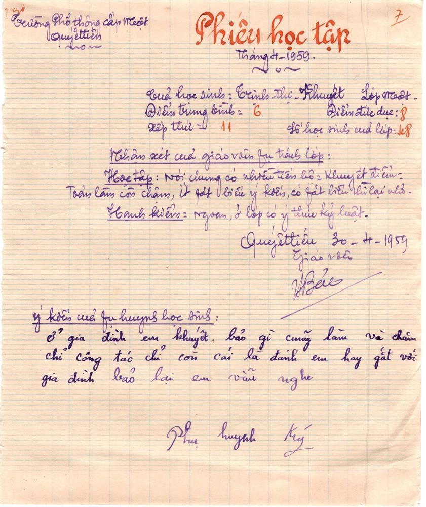 Dở cười dở mếu với những bản nhận xét chê tơi tả thời ông bà ta-3