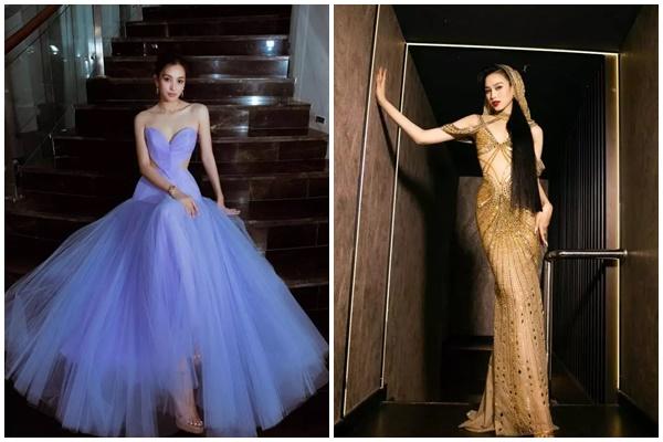 Lần hiếm hoi đụng hàng của bà trùm Hoa hậu và Tiểu Vy-4