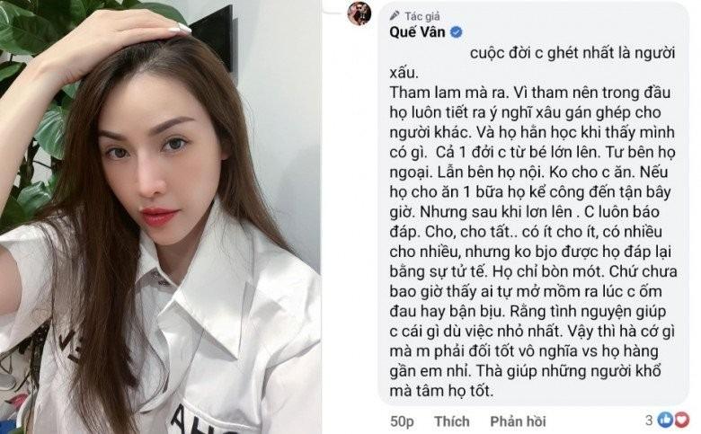 Quế Vân bức xúc tố người nhà tham lam chiếm đoạt tài sản của mình sau khi bố ruột qua đời-3